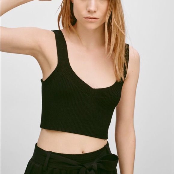 Aritzia Wilfred Mony Knit Top